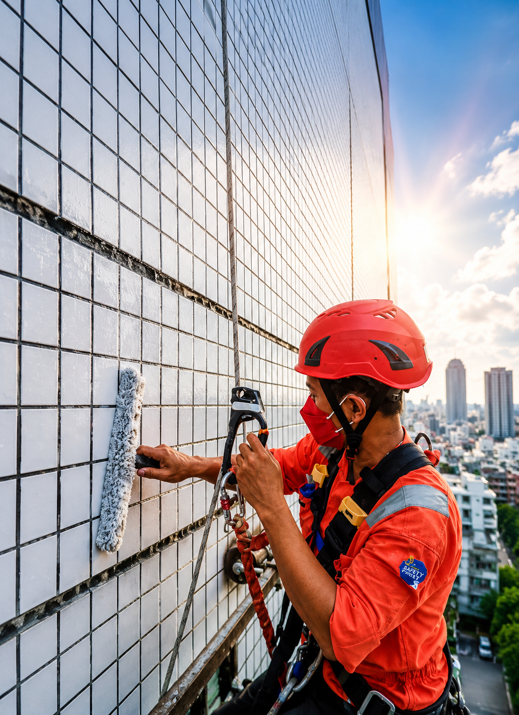 Building facade cleaning service